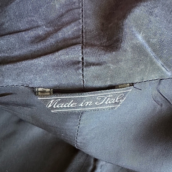 Women’s Blazer Vintage GIANNI VERSACE COUTURE Pinstripe Wool Trousers Jacket - Picture 10 of 10